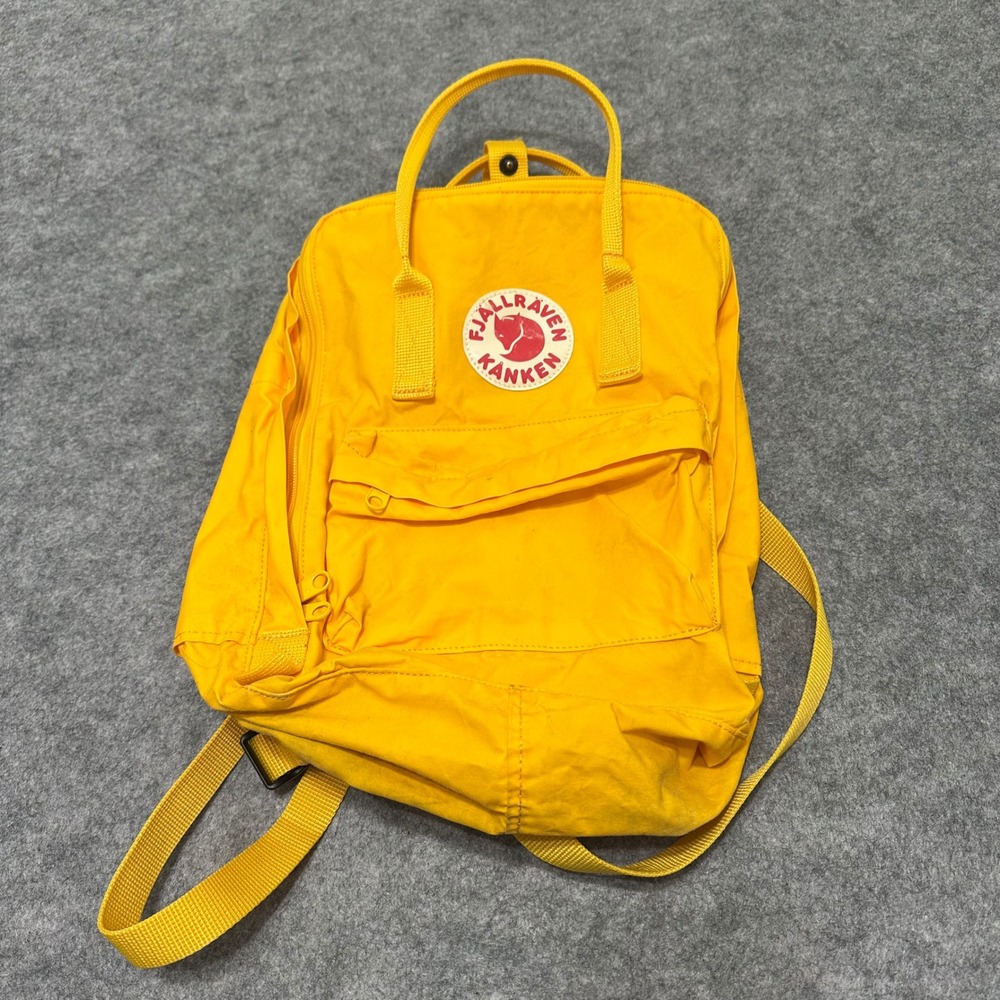 Fjallraven Kanken Backpack Unisex OS Yellow Classic 23510 School Travel Bag